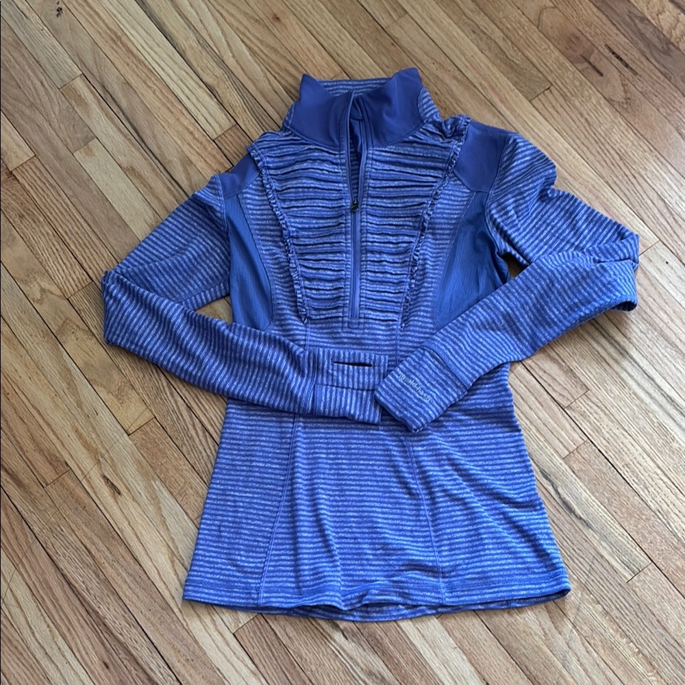 Lululemon Women’s The Run Your Heart Out pull over (Persian Purple)